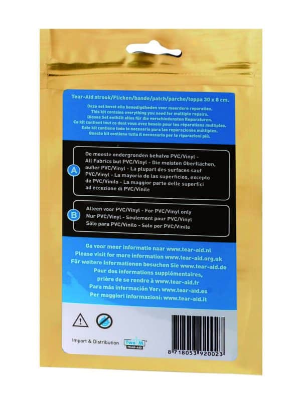 Tear-Aid Type B reparatiemiddel PVC en Vinyl - Afbeelding 2