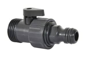 Steelaansluiting met kraan