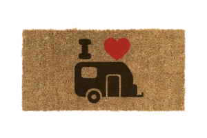Travellife Deurmat I love Caravan