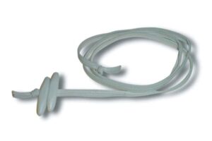 Isabella Gordijn elastiek - Wit