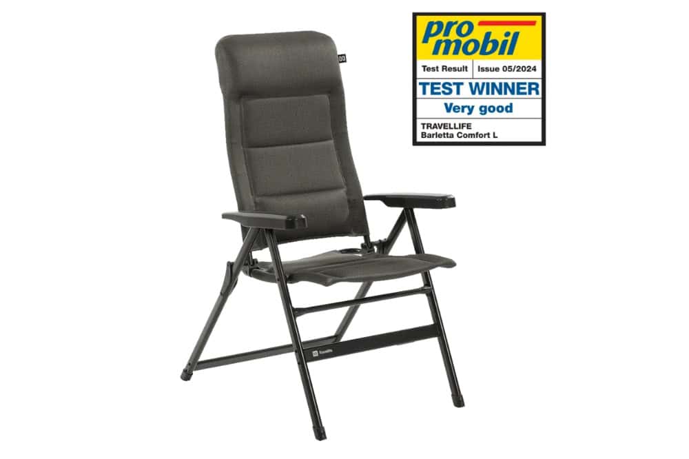 Travellife Barletta Standenstoel Comfort L - Dark grey